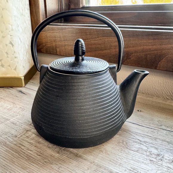 Cast Iron Black Teapot Tetsubin Kettle